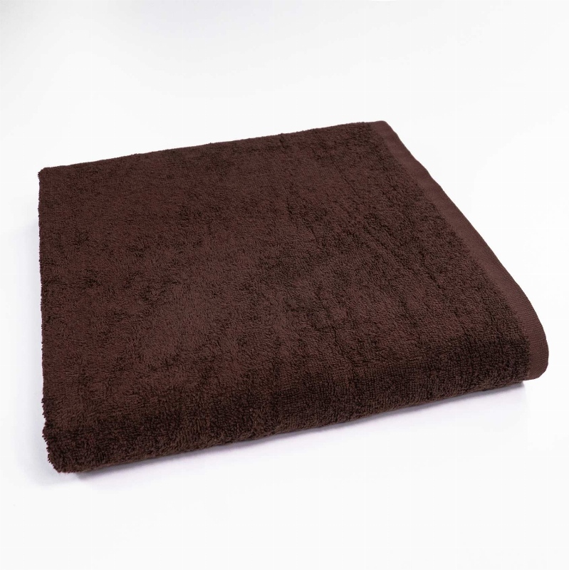 Рушник махровий для душу GM Textile 70х140см 400г/м2 (Коричневий)